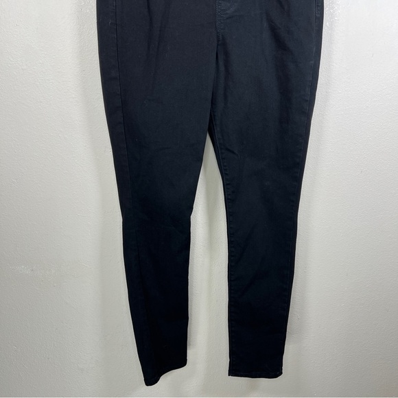 SIZE 10 LEVIS SIGNATURE BLACK JEGGINGS PULL ON STRETCH CASUAL SKINNY SHAPING - Picture 3 of 13